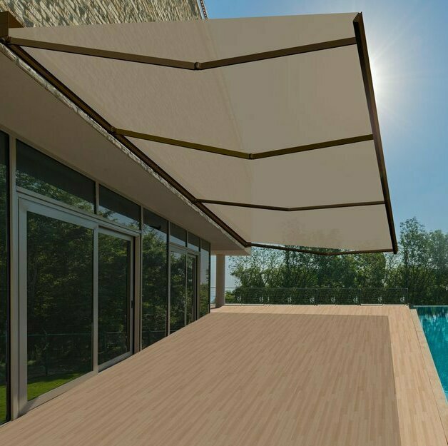 Купить маркизу с электроуправлением в Минске Кассетная маркиза